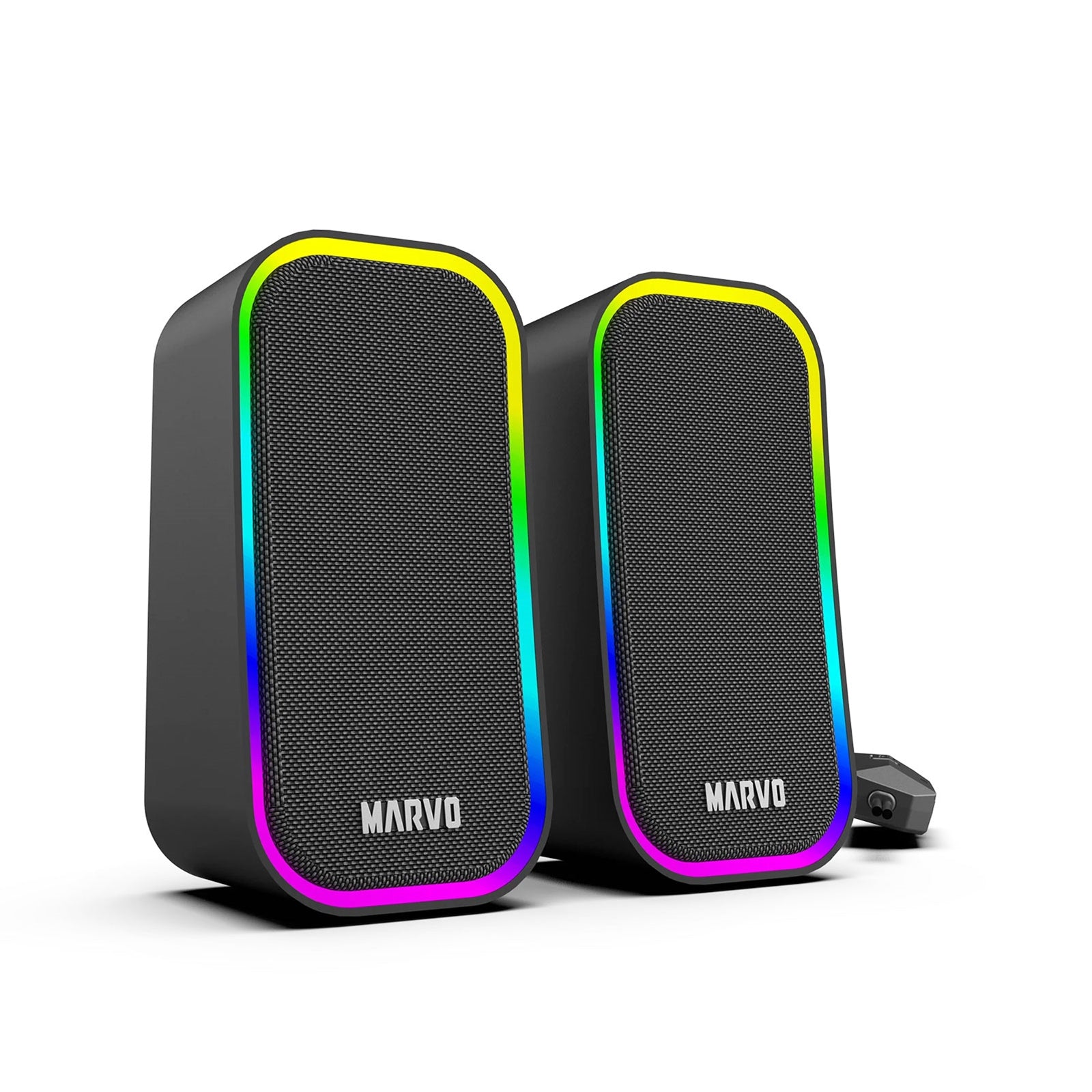 Marvo Scorpion SG-285 Havoc 20 USB Powered Stereo RGB 6W Gaming Speakers (Black) Marvo Scorpion SG-285 Havoc 20 USB Powered Stereo RGB 6W Gaming Speakers (Black)